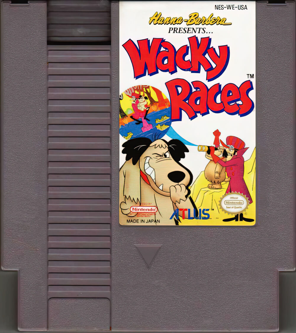 Лицензионный картридж Wacky Races для NES\Famicom